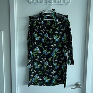 sandro silk dress